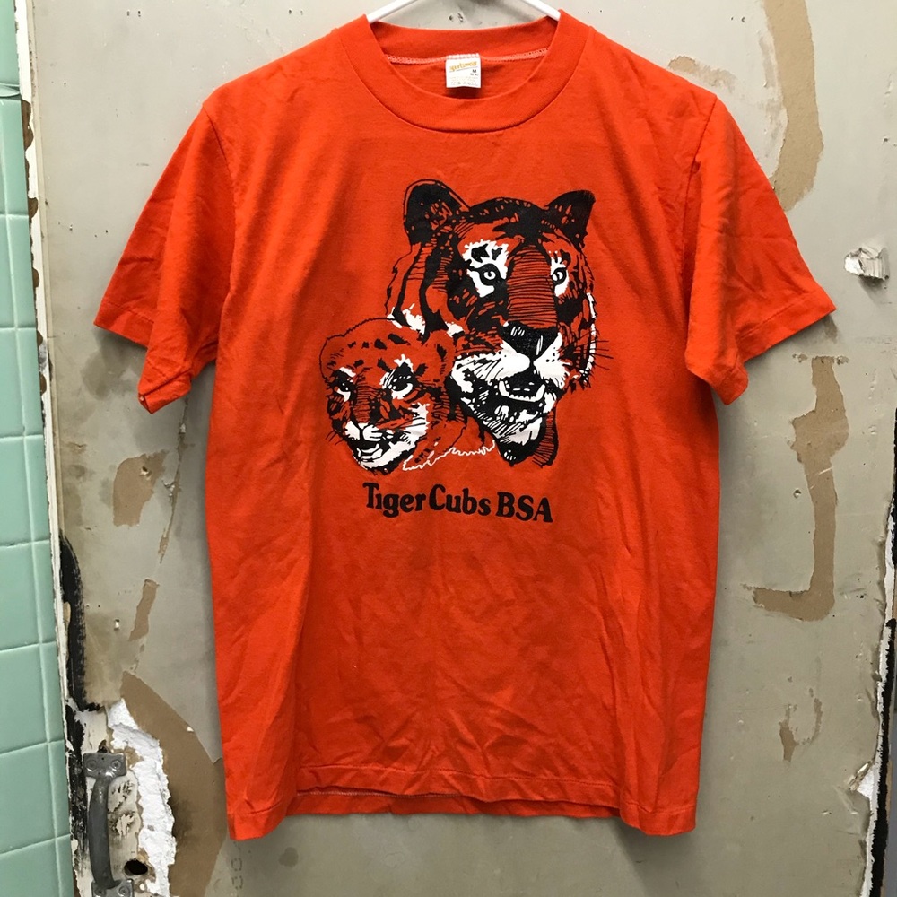 Vtg Tiger graphic tee sz M